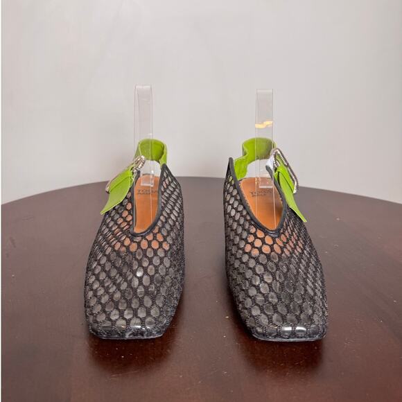 Toga Pulla Mesh PVC Slingback Loafers - Size 37 - Picture 4 of 8